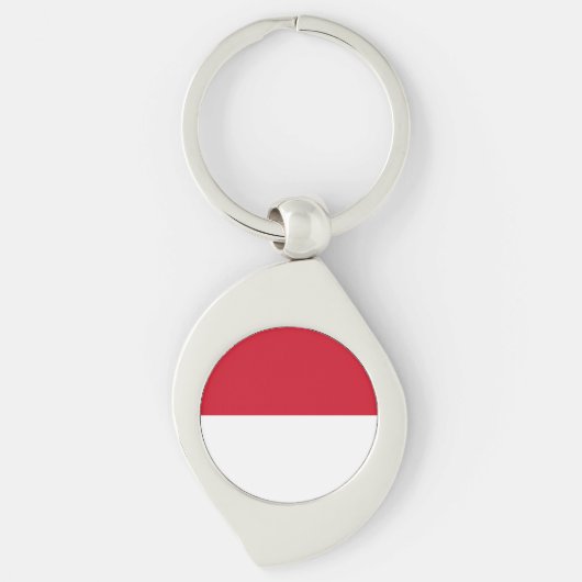 モナコの旗 キーホルダー (正面)