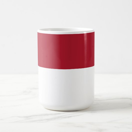 モナコの旗 コーヒーマグカップ (中央)