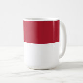 モナコの旗 コーヒーマグカップ (正面右)