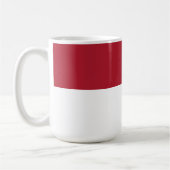 モナコの旗 コーヒーマグカップ (左)