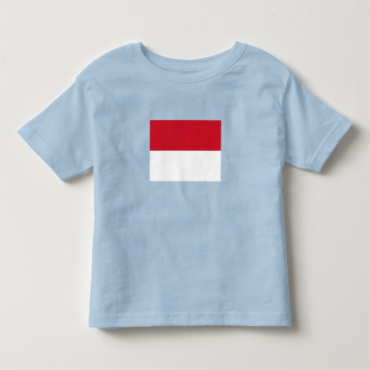モナコの旗 トドラーTシャツ (正面)