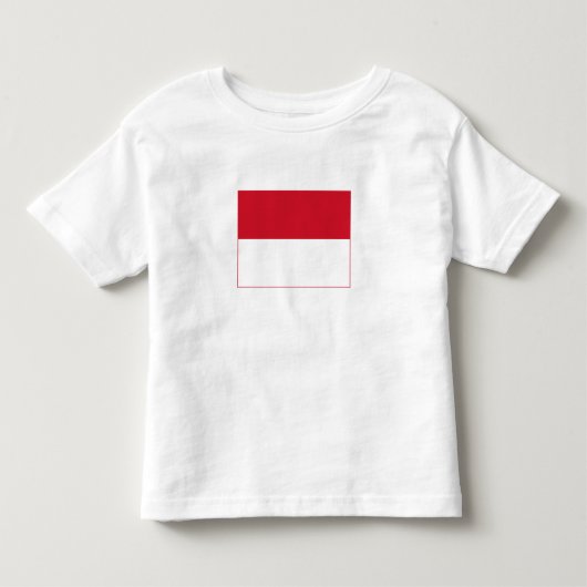 モナコの旗 トドラーTシャツ (正面)