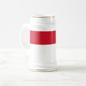 モナコの旗 ビールジョッキ (正面左)