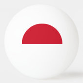 モナコの旗 卓球ボール (裏面)