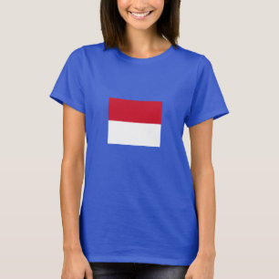 モナコの旗 Tシャツ
