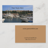 モナコの港 名刺 (正面/裏面)