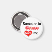 モナコの誰かが私を愛している マグネット (正面/裏面)