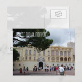 モナコインモンテカルロ有名パレスランドマーク ポストカード (正面/裏面)