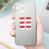 モナココレクションパック6の国旗 シール (スマートフォン)