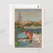 モナコバインズデマーヴィンテージのポスター1896 ポストカード (正面/裏面)