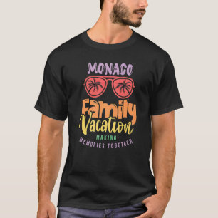 モナコファミリーバケーションマッチングコーディネート Tシャツ