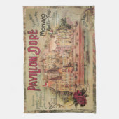 モナコファンシーヴィンテージリフランスのビエラフランス キッチンタオル (縦)