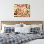 モナコファンシーヴィンテージリフランスのビエラフランス キャンバスプリント (インサイチュ (寝室))