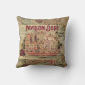 モナコファンシーヴィンテージリフランスのビエラフランス クッション (裏面)