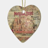 モナコファンシーヴィンテージリフランスのビエラフランス セラミックオーナメント (左)