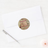 モナコファンシーヴィンテージリフランスのビエラフランス ラウンドシール (封筒)