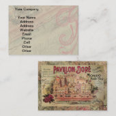 モナコファンシーヴィンテージリフランスのビエラフランス 名刺 (正面/裏面)