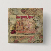 モナコファンシーヴィンテージリフランスのビエラフランス 缶バッジ (正面)