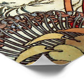 モナコモンテカルロアルフォンスミュシャ ポスター (角)