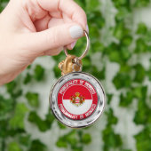 モナコラウンドエンブレム キーホルダー (手)