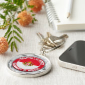 モナコラウンドエンブレム キーホルダー (側面)