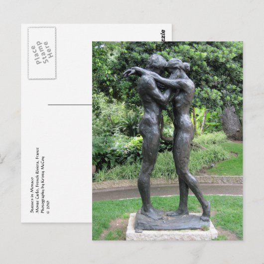 モナコ像 ポストカード (正面/裏面)
