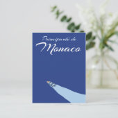 モナコ公国の旅行ポスター ポストカード (スタンド正面)