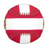 モナコ国旗とコート・オブ・アームズ 野球ボール (裏面)