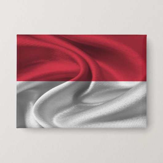 モナコ国旗のボタン 缶バッジ (正面)