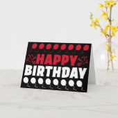 モナコ国旗の愛国的誕生日 カード (黄色い花)