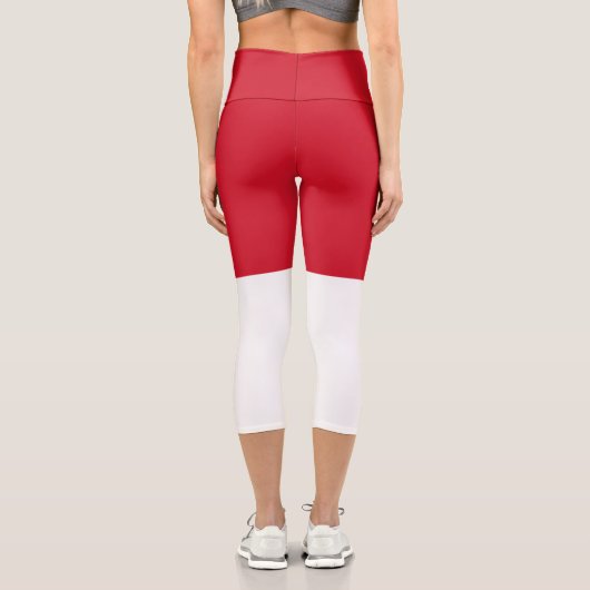 モナコ国旗 カプリレギンス (裏面)