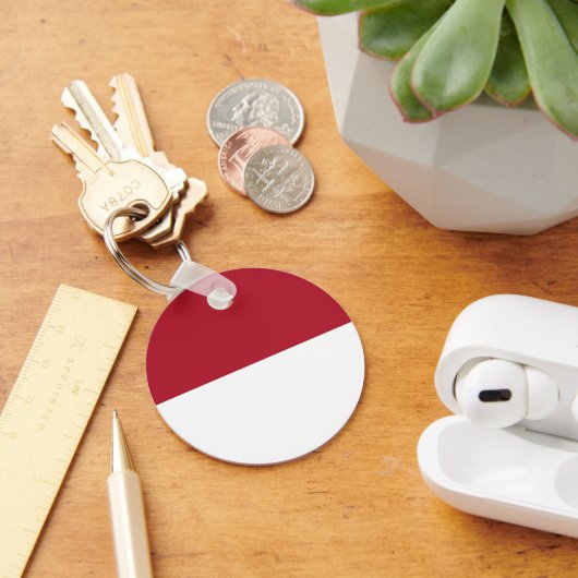 モナコ国旗 キーホルダー (デスク)