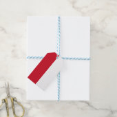 モナコ国旗 ギフトタグ (より糸つき)