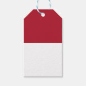 モナコ国旗 ギフトタグ (正面)