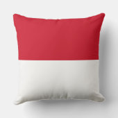 モナコ国旗 クッション (裏面)