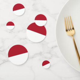 モナコ国旗 コンフェッティ