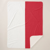 モナコ国旗 シェルパブランケット (正面)