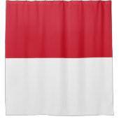 モナコ国旗 シャワーカーテン (正面)