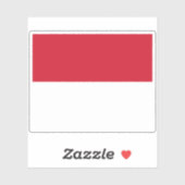 モナコ国旗 シール (シート)