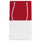 モナコ国旗 スモールペーパーバッグ (正面)