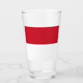モナコ国旗 タンブラーグラス (正面)
