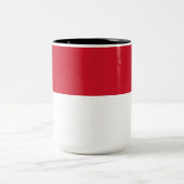 モナコ国旗 ツートーンマグカップ (中央)