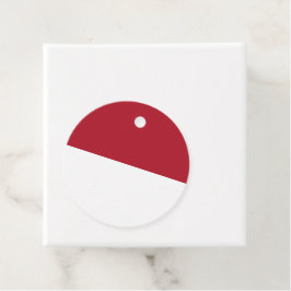 モナコ国旗 フェイバータグ