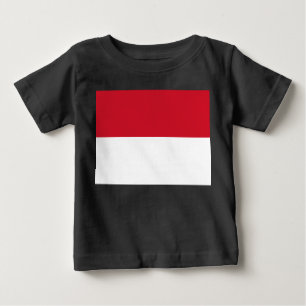 モナコ国旗 ベビーTシャツ