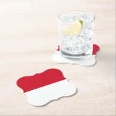 モナコ国旗 ペーパーコースター (インサイチュ)