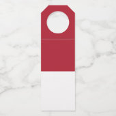 モナコ国旗 ボトルネックタグ (裏面)