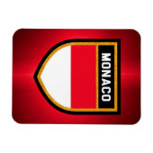 モナコ国旗 マグネット (横)