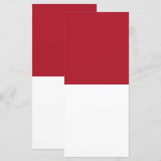 モナコ国旗 メニュー (正面/裏面)