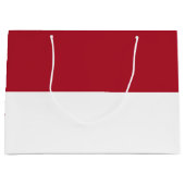 モナコ国旗 ラージペーパーバッグ (正面)