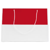 モナコ国旗 ラージペーパーバッグ (正面)